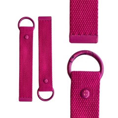 Magenta 18cm Canvas Keychain