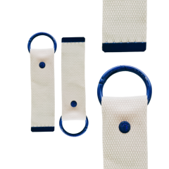 Blue 13.5cm Canvas Keychain