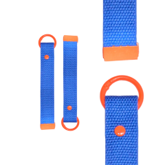Blue & Orange 15cm Canvas Keychain