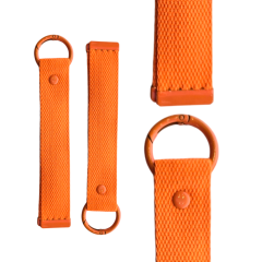 Orange 18cm Canvas Keychain