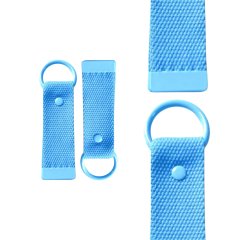 Blue 10cm Canvas Keychain