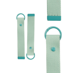 Cyan 15cm Canvas Keychain