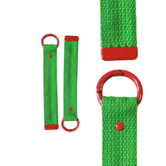 Green Red 15cm Canvas Keychain
