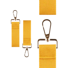 Yellow Mini Tag with Gold Clip