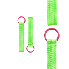 Neon Green & Magenta Mini Strap