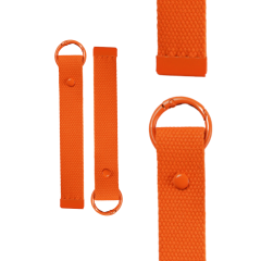 Orange 15cm Canvas Keychain