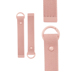 Pink 15cm Canvas Keychain