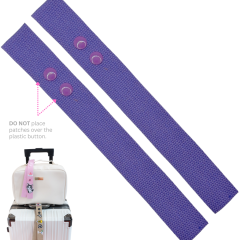 Purple Luggage Tag