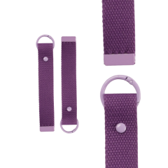 Purple 15cm Canvas Keychain