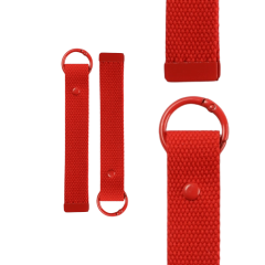 Red 15cm Canvas Keychain