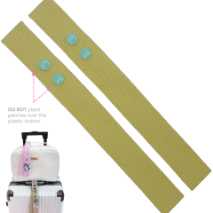 Yellow Green Luggage Tag
