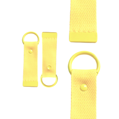 Yellow 10cm Canvas Keychain