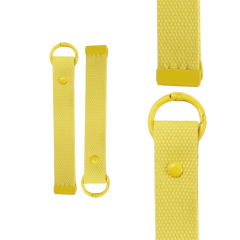 Yellow 15cm Canvas Keychain