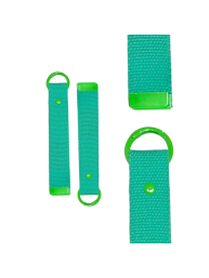 Green 15cm Canvas Keychain