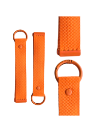 Orange 18cm Canvas Keychain