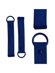 Blue 18cm Canvas Keychain