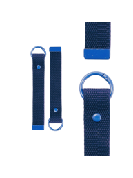Blue 15cm Canvas Keychain