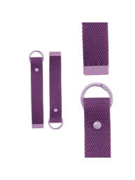 Purple 15cm Canvas Keychain