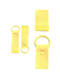 Yellow 10cm Canvas Keychain