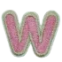 Colored letters W
