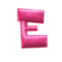 pink Cursive2.5cm E